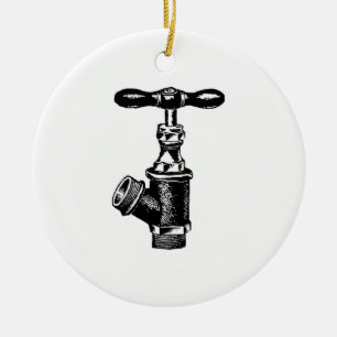 Faucet Ceramic Tree Decoration