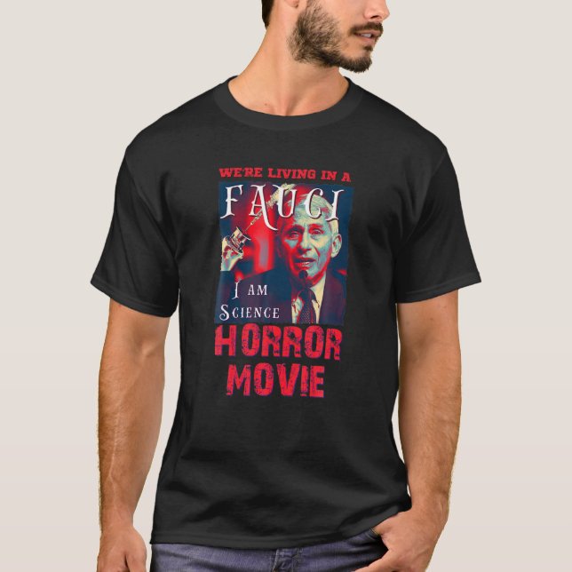 Fauci Alien UFO Outer Space Funny Conservative Ant T-Shirt (Front)