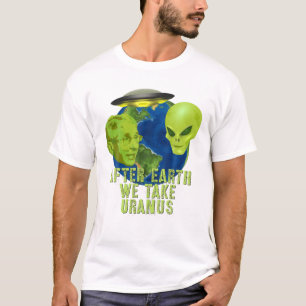 Fauci Alien UFO Outer Space Funny Conservative Ant T-Shirt