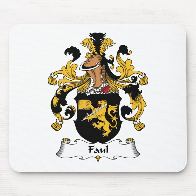 Faul Family Crest Mouse Pad (Front)