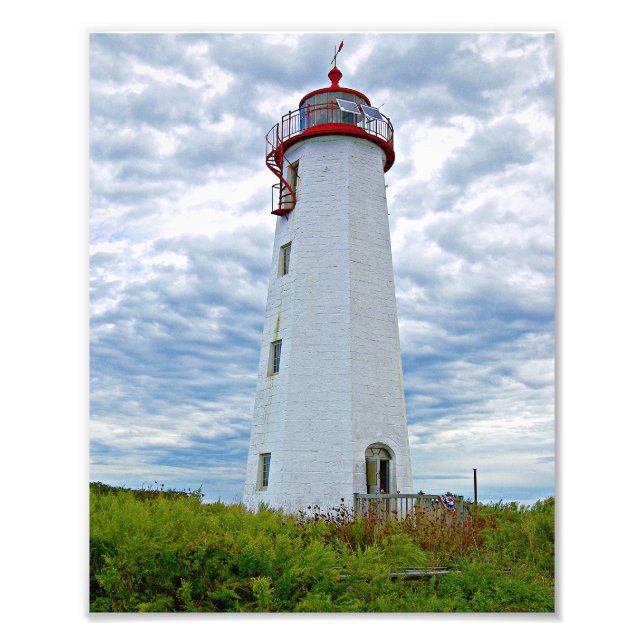 Faulkners Island Lighthouse, CT Photo Print (Front)