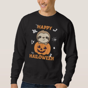 Fault In Pumpkin Sweet Sloths To Halloween Sweatshirt