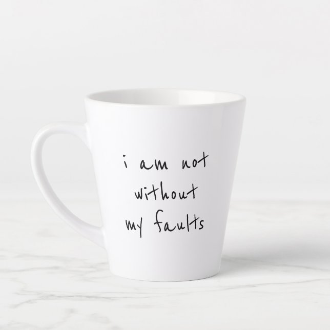 Faults Latte Mug (Left)