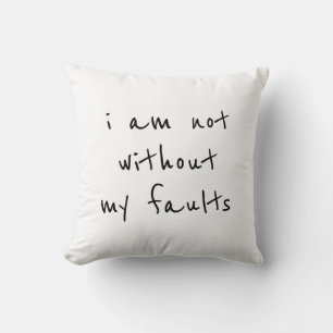 Faults Throw Pillow