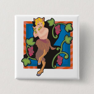 Faun 15 Cm Square Badge