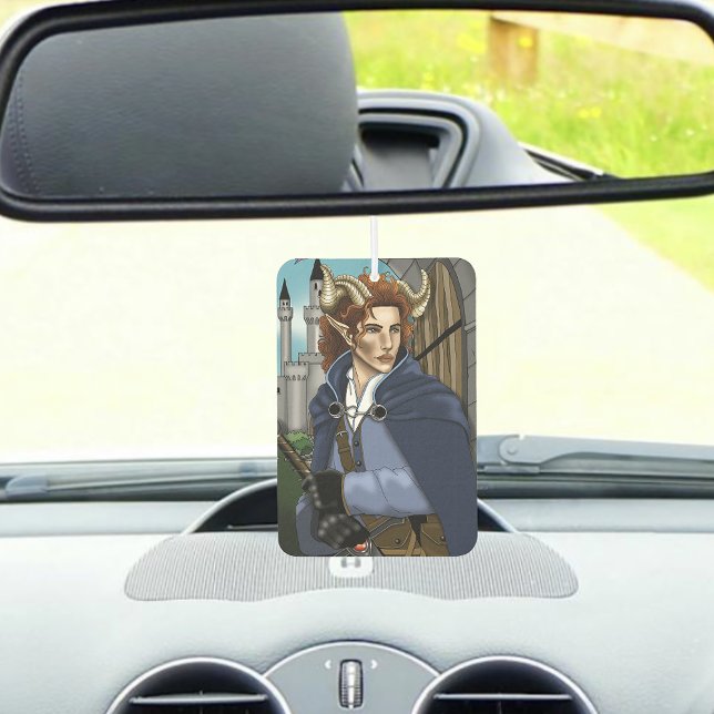 Faun Horned Fae Fantasy  Car Air Freshener (Creator Uploaded)