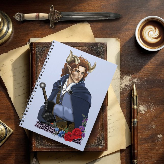 Faun Horned Fae Fantasy  Notebook (Creator Uploaded)