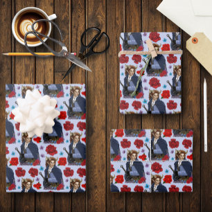 Faun Horned Fae Fantasy  Wrapping Paper Sheet