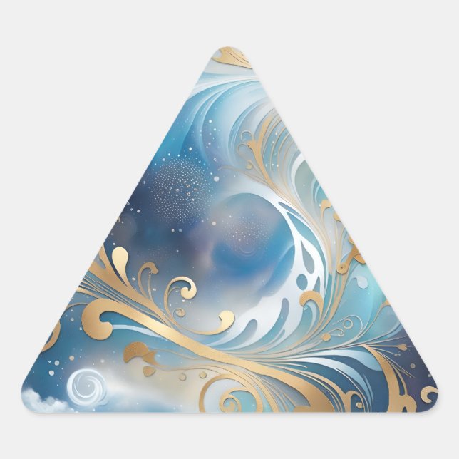 Fauna 1 - 001 triangle sticker (Front)