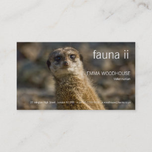 Fauna - Meerkat Business Card