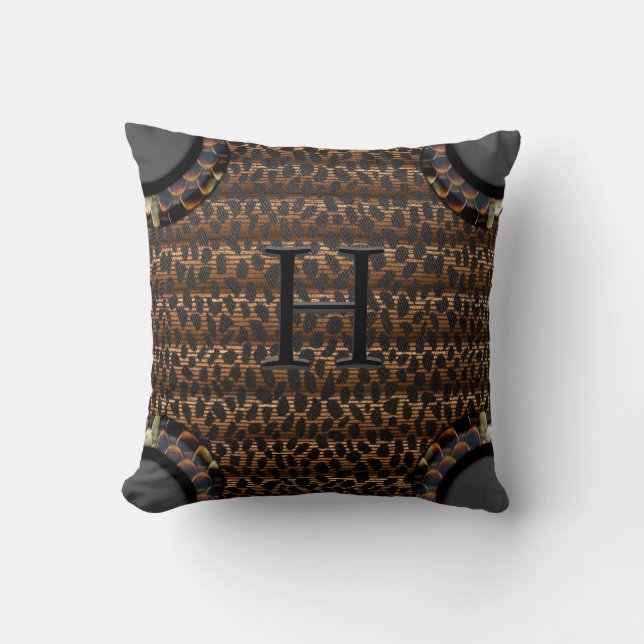 Fauna  Monogram Cushion (Front)