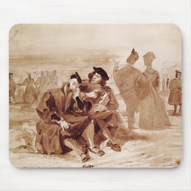Faust and Wagner in conversation in Mouse Pad (Front)