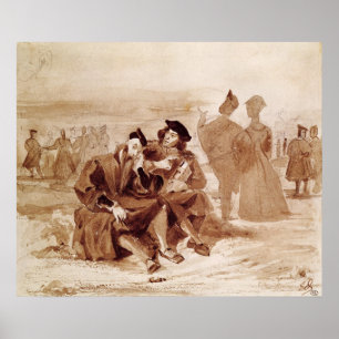 Faust and Wagner in conversation in Poster