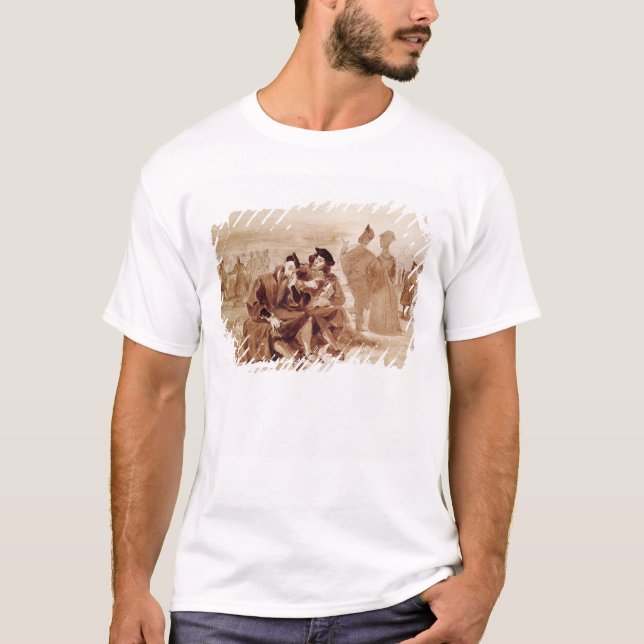 Faust and Wagner in conversation in T-Shirt (Front)