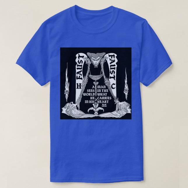 Faust by Goethe T-Shirt (Design Front)