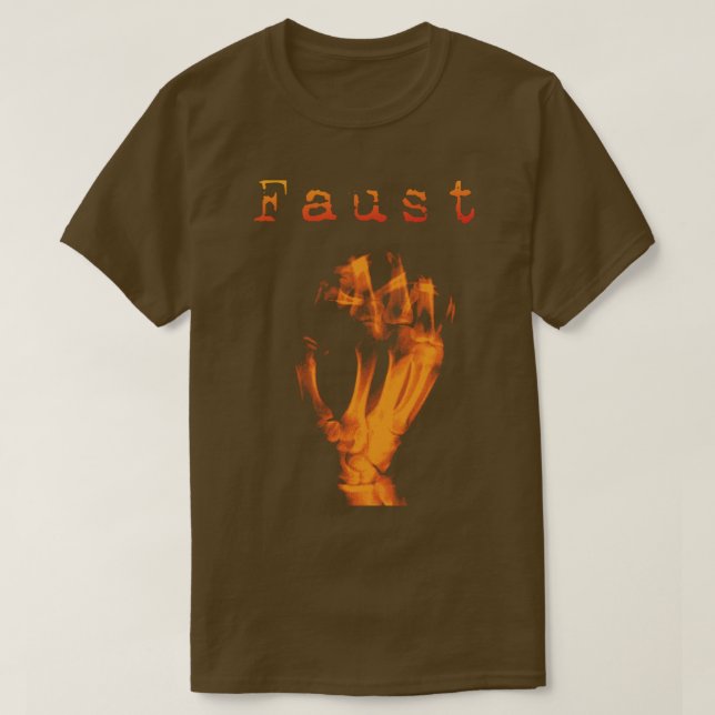 Faust Krautrock Band T-Shirt (Design Front)