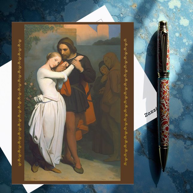 Faust & Marguerite In The Garden by A. Scheffer Postcard (Creator Uploaded)