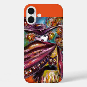 FAUST / Mysterious Mask ,Tricorn and Owl iPhone 16 Plus Case