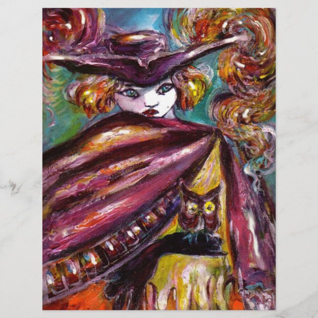 FAUST / Mysterious Mask With Tricorn and Owl (Front)