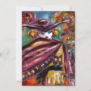 FAUST/ Mysterious Mask with Tricorn Costume Party Invitation