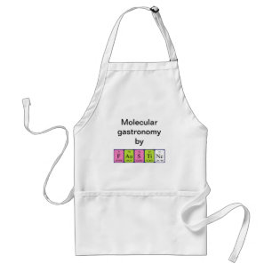 Faustine periodic table name apron