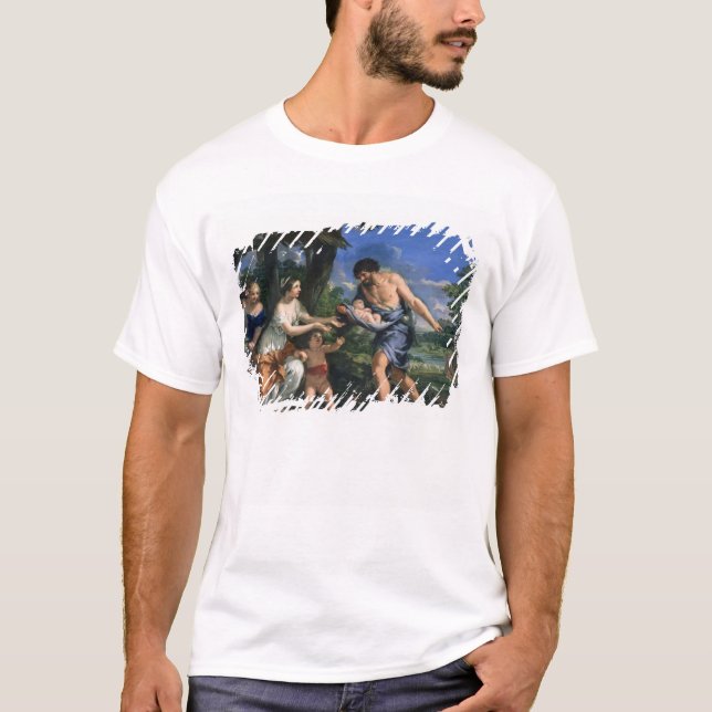 Faustulus entrusting Romulus and Remus T-Shirt (Front)