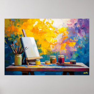Fauvist Artist's Studio Art Print - Creative