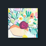 Fauvist Floral II Canvas Print<br><div class="desc">Fauvist Floral II by June Erica Vess. Features a vase full of bright blooms and greenery.| 161970FN</div>
