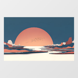 Fauvist Horizon | Terracotta Sun UNS 90U Tank
