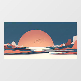 Fauvist Horizon Terracotta Sun WB Clear 3620 Tank
