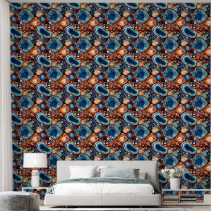 Faux agate tiled pattern  wallpaper