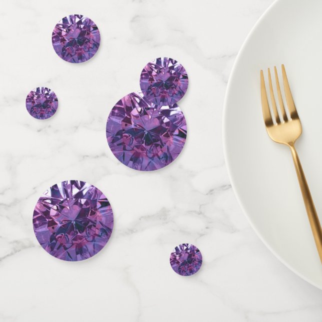Faux Alexandrite Diamond Gemstone Confetti (Group)