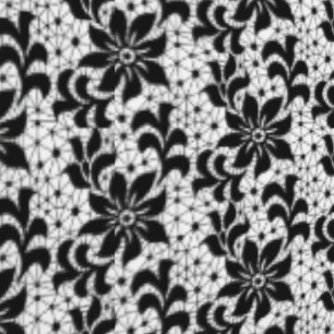 Faux Black Lace Fishnet Flowers Custom Colour Whit Wallpaper