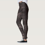 Faux Black Lace Fishnet Leggings Unique<br><div class="desc">Faux Flowers Black Lace Fishnet Romantic Elegant Leaves Modern Fun Gift - Choose / add your favourite background colour. You can also add your text / name. Resize and move or remove / add element - image / text with customisation tool. Design by MIGNED. Please see my others projects /...</div>