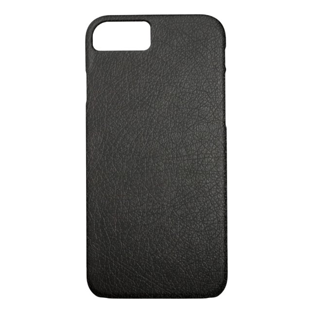 Faux Black Leather iPhone 7 case (Back)