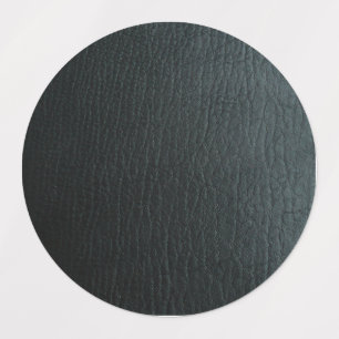 Faux Black Leather Texture