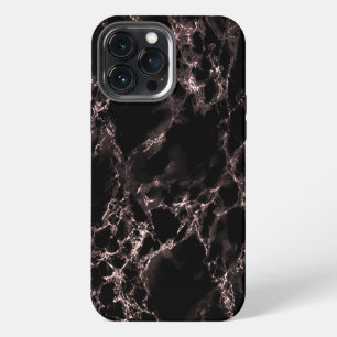 Faux Black Marble iPhone Case Modern Design