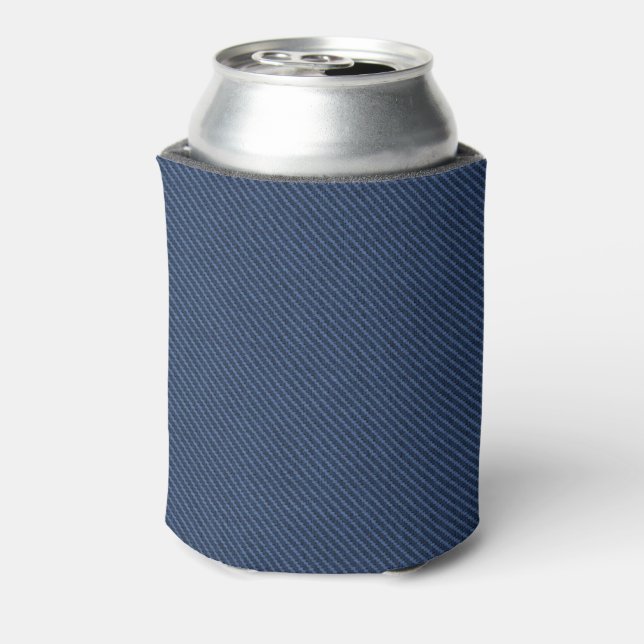 Faux Blue Denim Can Cooler (Can Back)