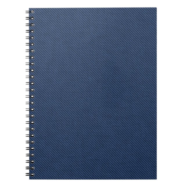Faux Blue Denim Notebook (Front)