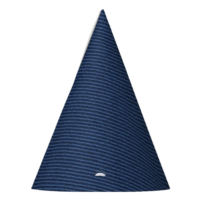 Faux Blue Denim Party Hat (Left)