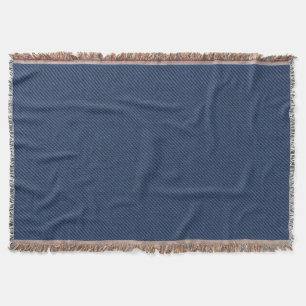 Faux Blue Jeans Fabric Throw Blanket