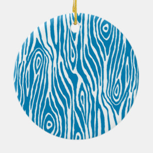 Faux Bois Ceramic Tree Decoration