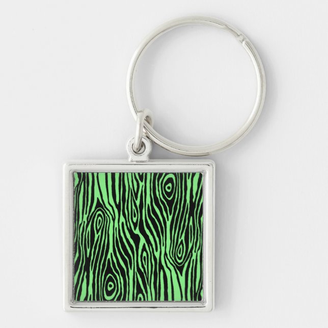 Faux Bois Key Ring (Front)