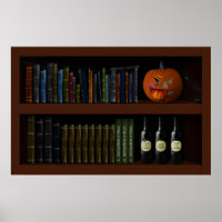 Faux Book Shelf Haunted House