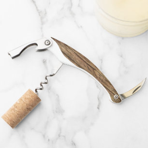 Faux Brown Barn Wood Corkscrew