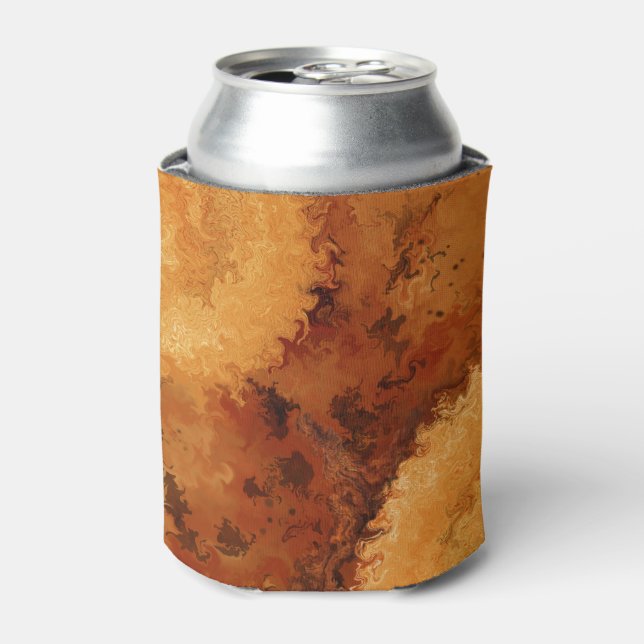 Faux Burled Wood  Can Cooler (Can Front)