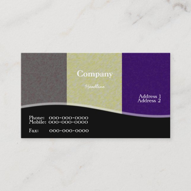 Faux Business Card (Front)