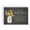 Faux Chalkboard Yellow Sunflowers Bridal Shower