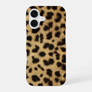 Faux Cheetah Skin iPhone 16 Case