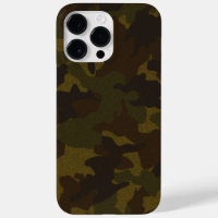 Faux Cloth Brown & Green Camo Background Military